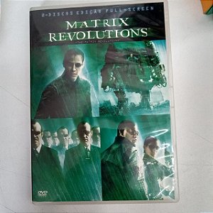Dvd Matrix Revolutions - 2 Discos Edição Full - Screen Editora Silver Pictures [usado]