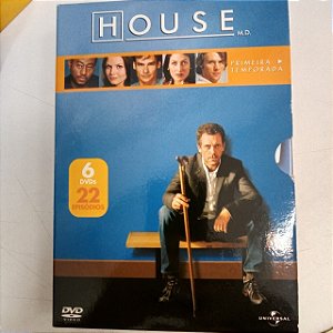 Dvd House - Primeira Temporada - 6 Dvds Editora Universal [usado]