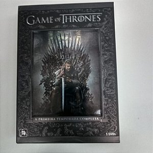 Dvd Games Of Thrones - a Primeira Temporada Completa com 5 Dvds Editora Davis Benoff [usado]