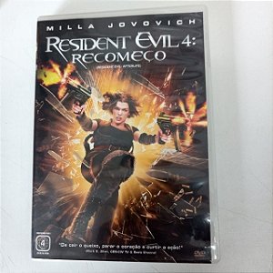 Dvd Resident Evil 4 - Recomeço Editora Paul W.s. Anderson [usado]