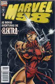 Gibi Marvel 98 Nº 01 - Formatinho Autor as Novas Aventuras de Elektra (1998) [usado]