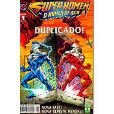 Gibi Super-homem: o Homem de Aço Nº 01 - Formatinho Autor Duplicado! 165nova Fase! Nova Revista Mensal! (1999) [usado]