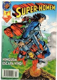 Gibi Super-homem Nº 07 - Formatinho Autor Ninguém Escapa Vivo! (1997) [usado]