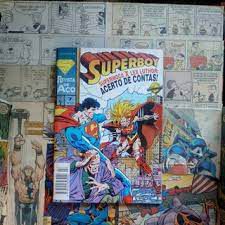 Gibi Superboy 1ª Série Nº 07 - Formatinho Autor Supermoça Versus Lex Luthor: Acerto de Contas! (1995) [usado]