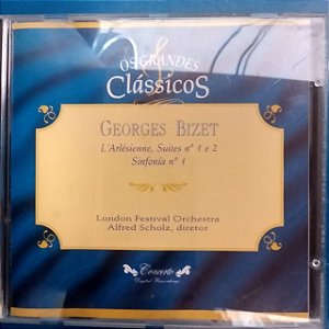 Cd George Bizet - L´arlésienne , Suites 1 e 2 Interprete London Festival Orchestra /alfred Scholz, Director (1995) [usado]