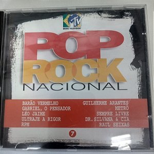 Cd Pop Rock Nacional - Mtv Music - Cd Numero 7 Interprete Barão Vermelho e Outros [usado]