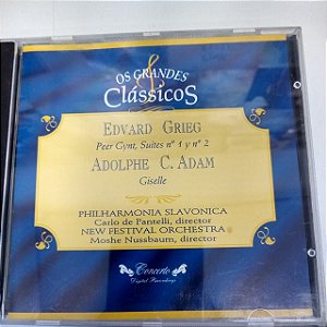 Cd Edward Grieg - Peer Gyant Suites 1 E2 /adolphe C. Adam Interprete Philarmonia Slavonica Carlo de Fantelli /new Festival Orchestra (1994) [usado]