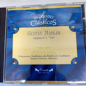 Cd Gustav Mahler - Sinfonia N.1 , Titã Interprete Orquestra Sinfonica da Rádio de Ljubljana (1994) [usado]