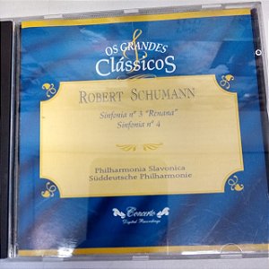 Cd Robert Shuman - Sinfonia N. 3 Renana / Sinfonia N.4 Interprete Philharmonia Slavonica /suddeutsche Philharmonic (1994) [usado]
