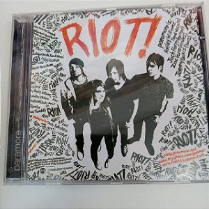 Cd Riot - Paramore Interprete Riot (2007) [usado]
