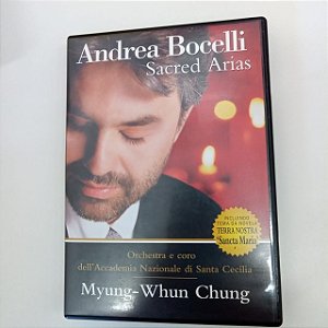 Dvd Andrea Bocelli - Sacred Arias Editora William Coel [usado]