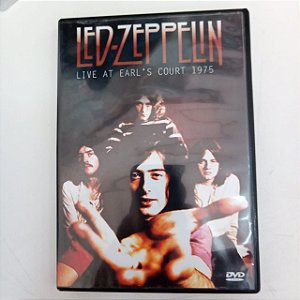 Dvd Led Zeplin - Live At Earl´s Court 1975 Editora Radar Records [usado]