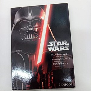 Dvd Star Wars - 3 Discos /uma Nova Esperança / o Imperio contra Ataca e o Retorno de Jedi Editora Fox Vídeo [usado]