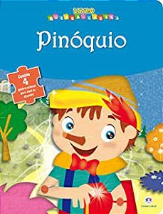 Livro Pinóquio- Contém 4 Quebra-cabeças para Você Se Divertir! Autor Desconhecido (2015) [seminovo]