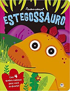 Livro Estegossauro- com 4 Quebra-cabeças para Você Se Divertir! Autor Desconhecido (2017) [seminovo]