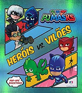 Livro Heróis Vs. Vilões- (pop-ups Divertidos) Autor Desconhecidos (2020) [seminovo]