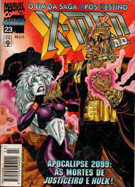 Gibi X-men Nº 23 Autor Apocalipse 2099: as Mortes de Justiceiro e Hulk! (1996) [usado]