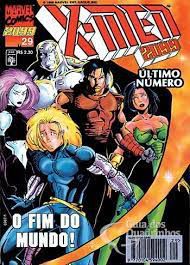 Gibi X-men 2099 Nº 29 - Formatinho Autor o Fim do Mundo! (1996) [usado]