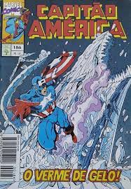 Gibi Capitão América Nº186 Autor o Verme de Gelo! (1994) [usado]