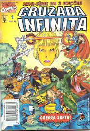 Gibi Cruzada Infinita- Mini-série Mensal em 3 Edições Autor Cruzada Infinita- Mini-série Mensal em 3 Edições (1996) [usado]