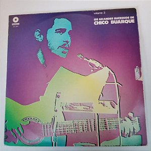 Disco de Vinil os Grandes Sucessos de Chico Buarque Vol.3 Interprete Chico Buarque (1971) [usado]