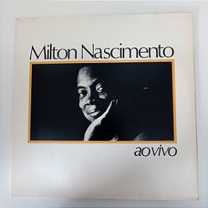 Disco de Vinil Milton Nascimento ao Vivo Interprete Milton Nascimento (1983) [usado]
