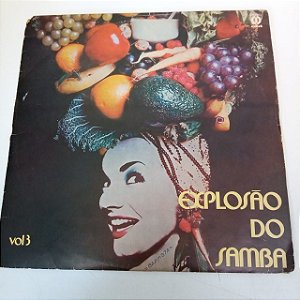 Disco de Vinil Explosão do Samba Vol.3 Interprete Varios Artistas (1974) [usado]