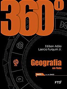 Livro 360° Geografia em Rede Autor Edilson Adão, Laercio Furquim Jr. (2015) [seminovo]