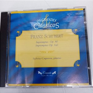 Cd Franz Schubert - os Grandes Clássicos Interprete Sylvia Capova , Piano (1995) [usado]