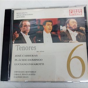 Cd Tenores ao Vivo Vol. 6 - Coleção Revista Caras Interprete José Carreras, Plácido Domingo e Luciano Pavarotti [usado]
