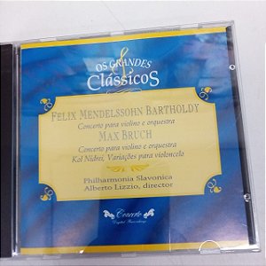 Cd Mendelssohn e Bruch - Coleção os Grandes Clássicos Interprete Philarmonia Slavonica (1994) [usado]