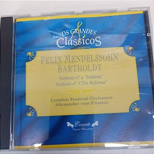 Cd Felix Mendelsohn Bartholdy - os Grandes Clásscicos Interprete London Festival Orchestra (1995) [usado]