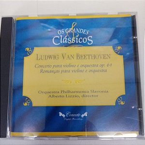 Cd Ludwig Van Beethoven - os Grandes Clássicos Interprete Orchestra Philarmonia Slavonia (1995) [usado]