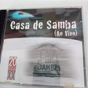 Cd Casa do Samba ao Vivo Interprete Varios Artistas (2000) [usado]