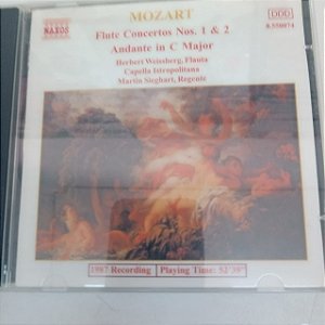 Cd Mozart - Flute Concertos Nos. 1 e 2 Interprete Herbert Weissberg Flauta /capella I Stropolitana (1987) [usado]