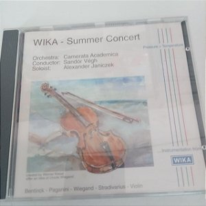 Cd Wika - Summer Concert Interprete Orchestra ; Camerata Academica (1994) [usado]