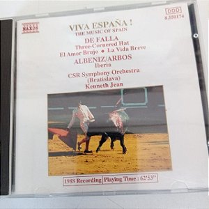 Cd Viva España - The Music Of Spain Interprete Csr Symphony Orchestra - Kenneth Jean (1991) [usado]