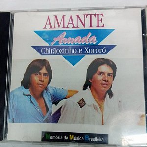 Cd Chitãoinho e Xororó - Amante Amada Interprete Chitãzinho e Xororó (1992) [usado]