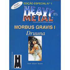 Gibi Heavy Metal Nº1- Edição Especial/brasileira Autor Morbus Gravis I- Druuna [usado]