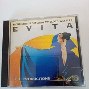 Cd Evita - Highlightsfrom Andrew Lloyd Webbers Interprete Andrew Lloyd Webbers [usado]