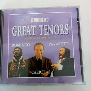 Cd Great Tenors Vol.2 Interprete Domingo , Pavarotti ,carreras [usado]