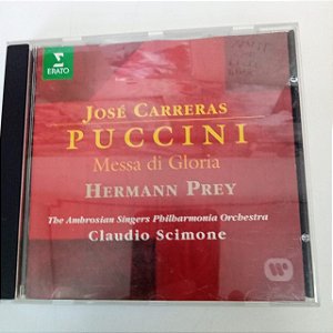 Cd José Carreras - Puccini Interprete José Carreras (1984) [usado]