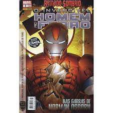 Gibi o Invencível Homem de Ferro Nº8 Autor Reinado Sombrio- nas Garras de Norman Osborn (2010) [usado]