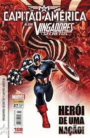 Gibi Capitão América e os Vingadores Secretos Nº27 Autor Herói de Uma Nação! (2013) [usado]