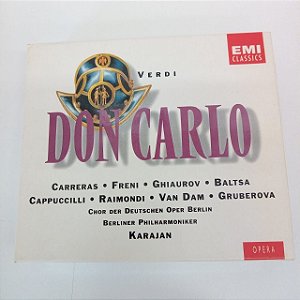 Cd Verdi - Don Carlo - Ópera Interprete Berliner Philarmoniker (1979) [usado]