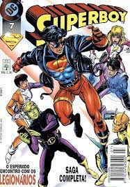 Gibi Superboy 2ª Série Nº 07 - Formatinho Autor o Esperado Encontro com os Legionarios (1997) [usado]