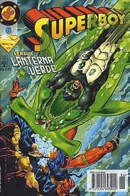 Gibi Superboy 2ª Série Nº 06 - Formatinho Autor Superboy Versus Lanterna Verde (1997) [usado]