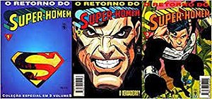 Gibi o Retorno do Super-homem - 3 Volumes Autor Coleção Especial em 3 Volumes (1994) [usado]