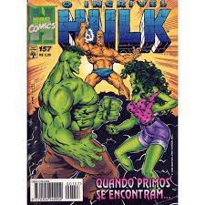 Gibi o Incrível Hulk Nº 157 Autor Quando Primos Se Encontram... (1996) [usado]