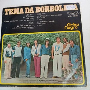 Disco de Vinil Tema da Borboleta - Orfeu Negro /disco Compacto , Ep Interprete Rick Mason , Lois Pontes , Bob Dylan [usado]